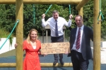 Mel visiting Lapford Primary School in 2018.