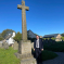 Mel Stride, MP for Central Devon, at St Andrew’s Churchyard in Moretonhampstead.