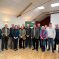 Mel Stride with local farmers and NFU representatives