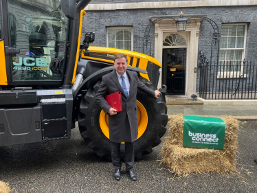 Mel Stride, MP for Central Devon, at Downing Street for the second annual food security summit.